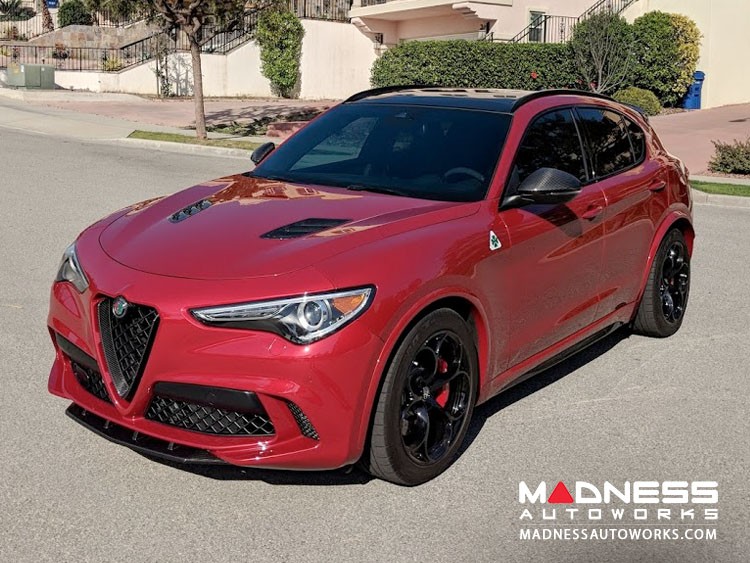 Alfa Romeo Stelvio Hood Air Vent Trim Kit - Quadrifoglio - Carbon